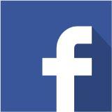 granatowa ikona prowadząca do strony filii na Facebook